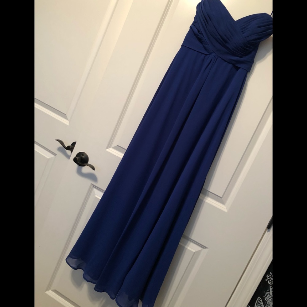 Royal blue formal dress